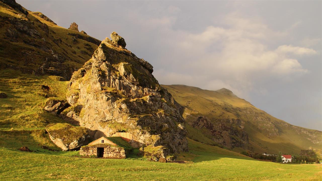 Alter Bauernhof im Süden Islands