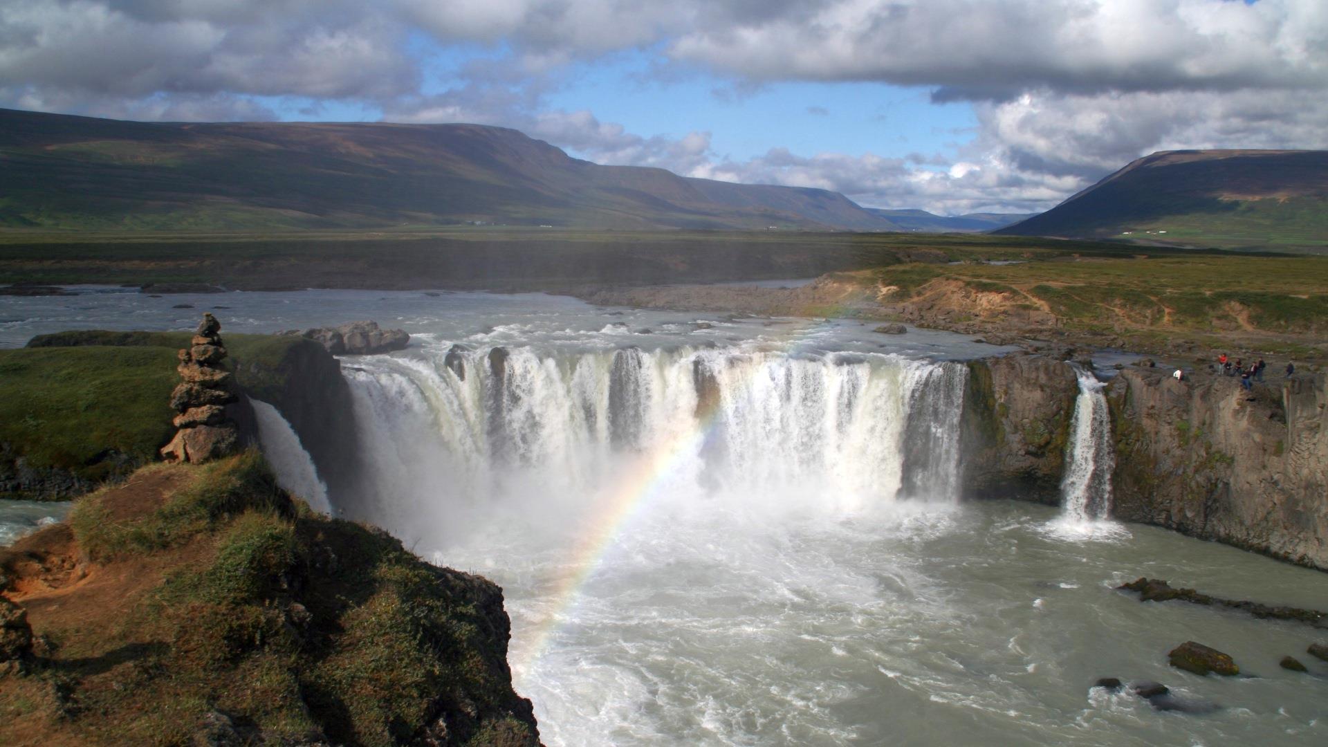 Wasserfall bei Myvatn