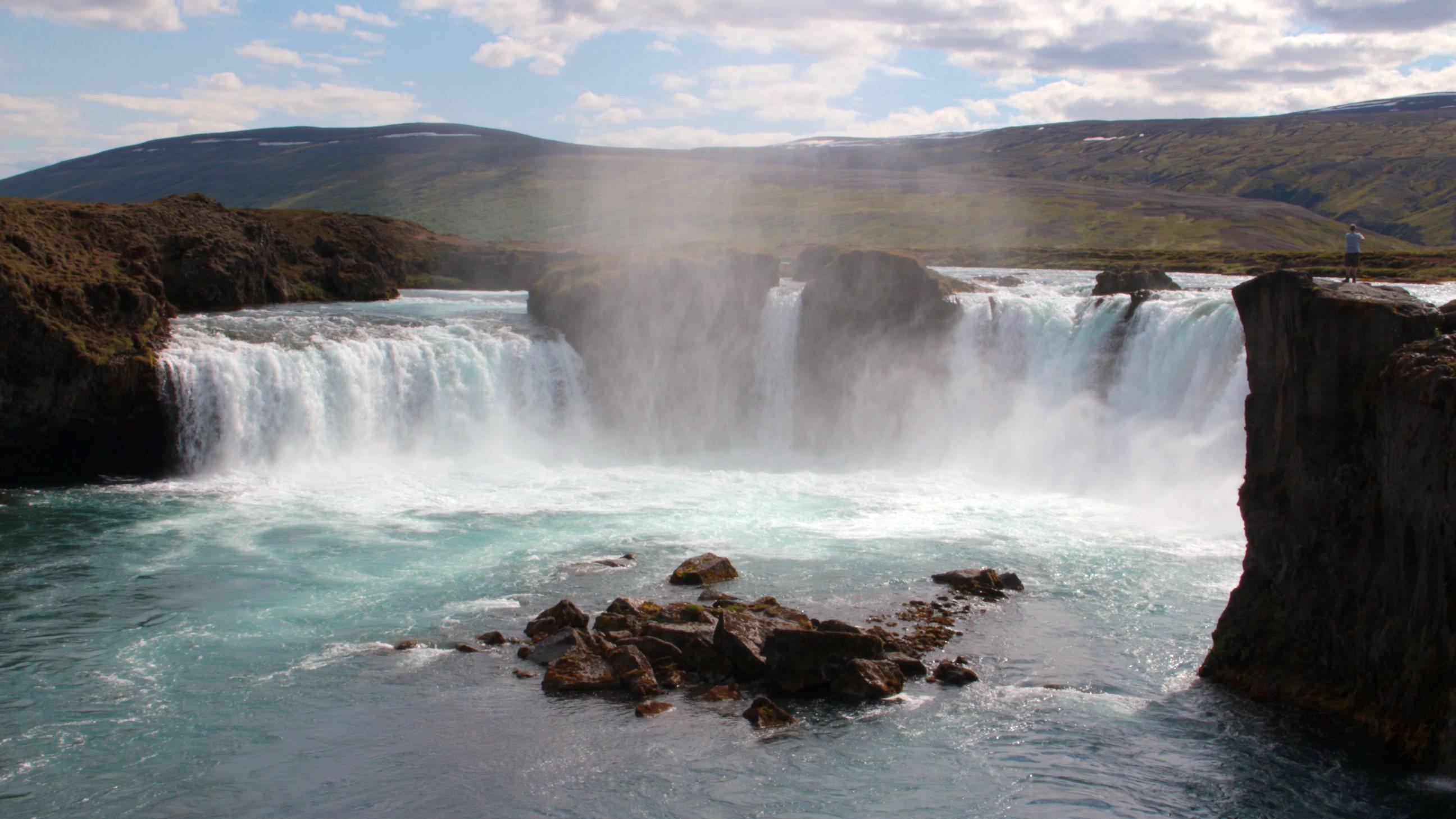 Wasserfall in Nordisland