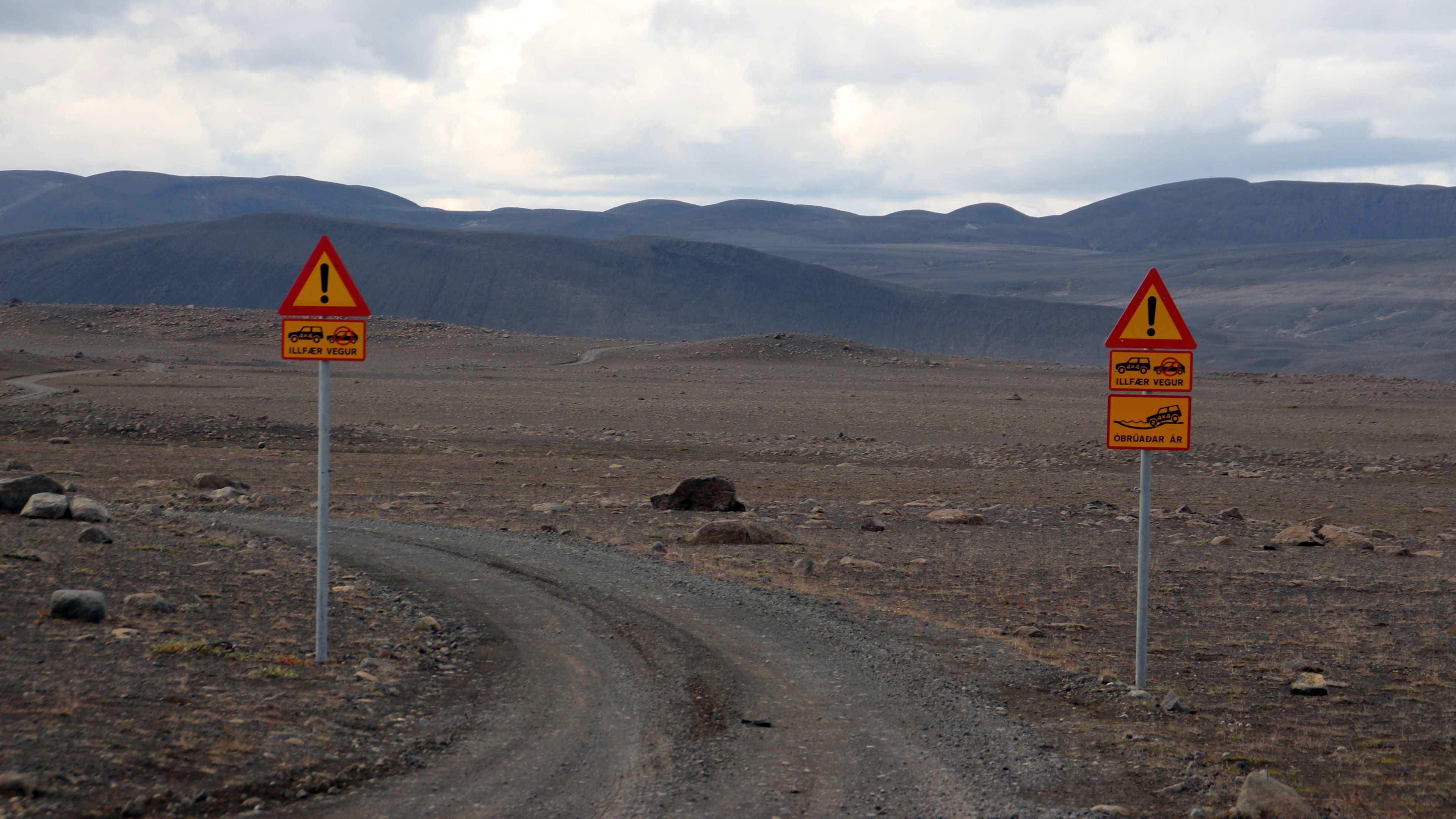 Hochlandstraße auf dem Weg zu Askja