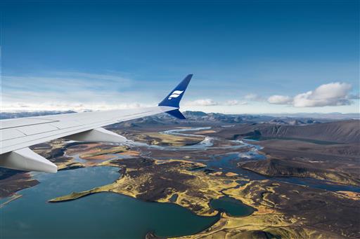 Icelandair "Willkommen An Bord" in der Saga Class